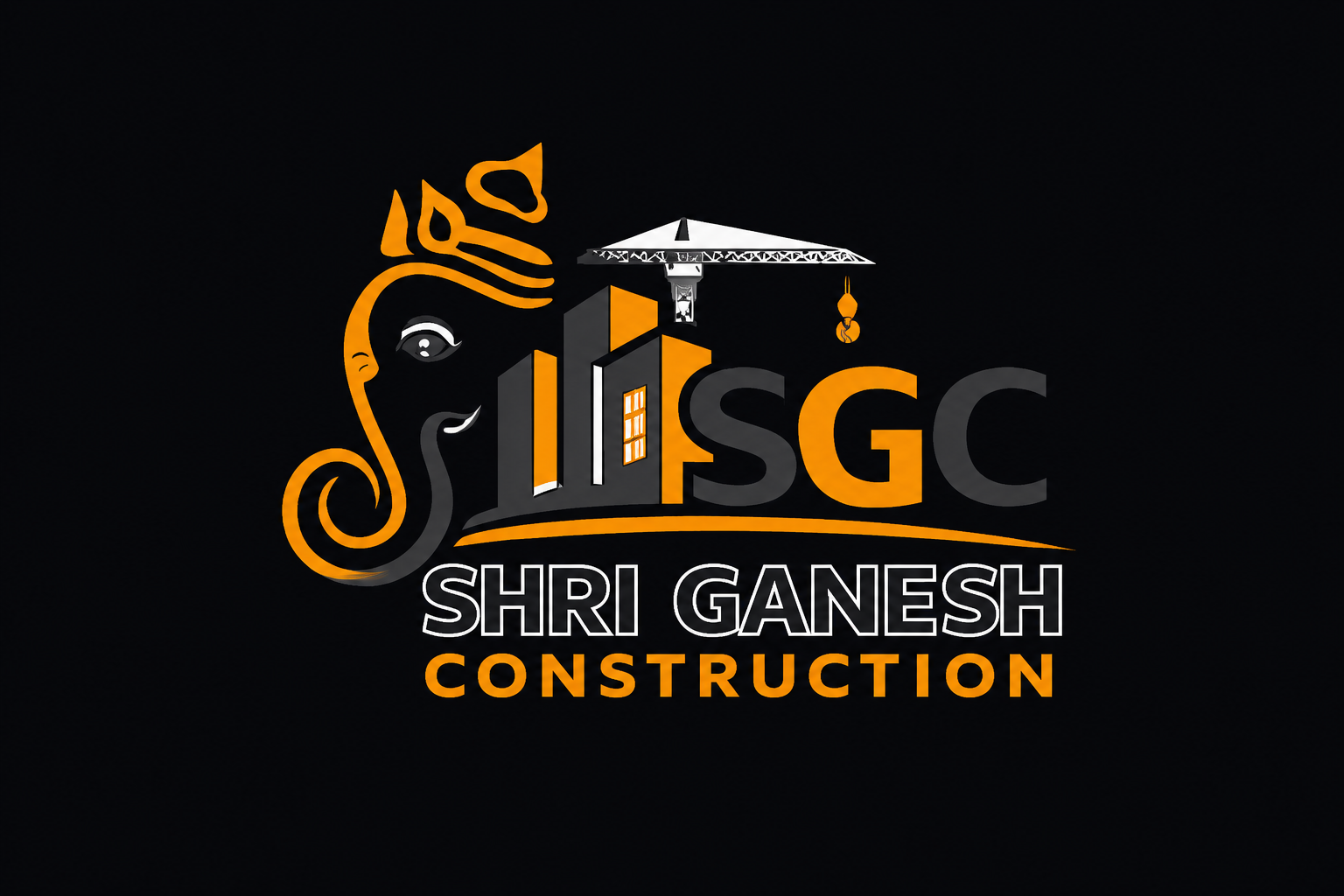 Shri Ganesh Construction Logo
